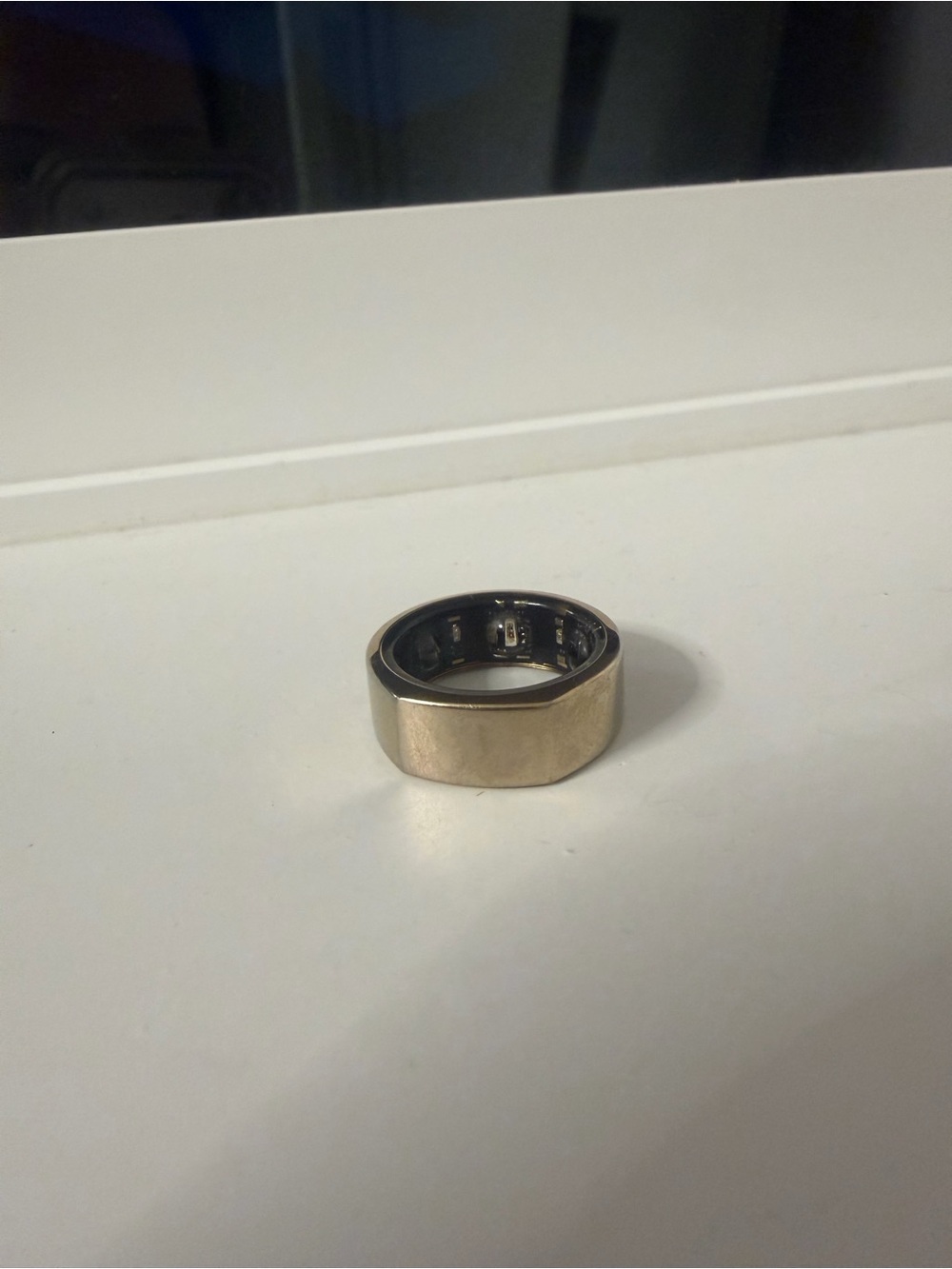 Oura Gold-Tone Flat Band Ring